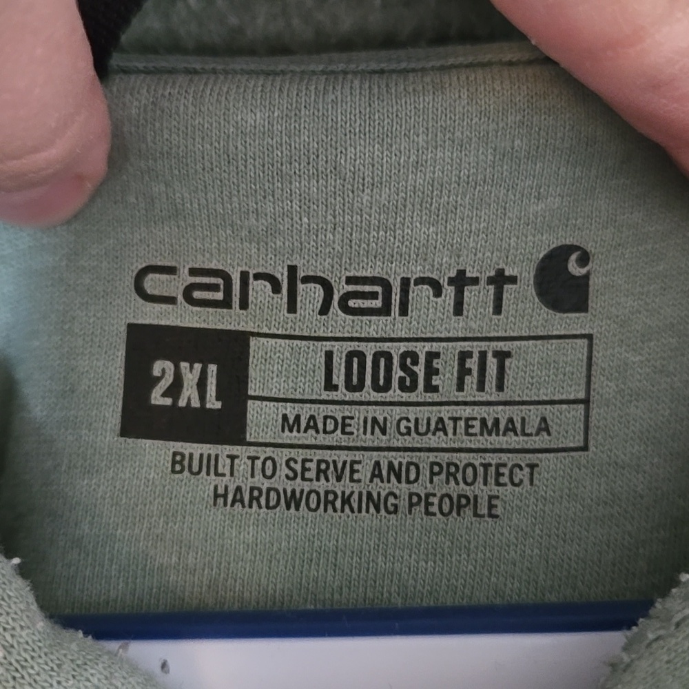 Carhartt | Green Midweight Hoodie Size 2XL - Picture 7 of 8